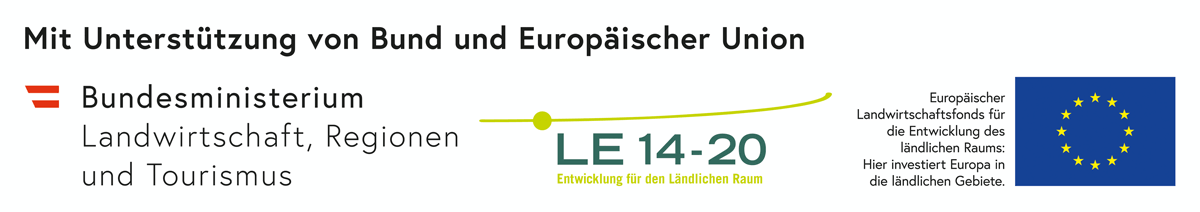 Logos - Mit Unterstützung von Bund und Europäischer Union
